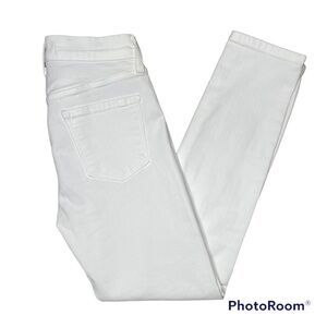 J Brand Selena white faux pearl ionized jeans 26 straight